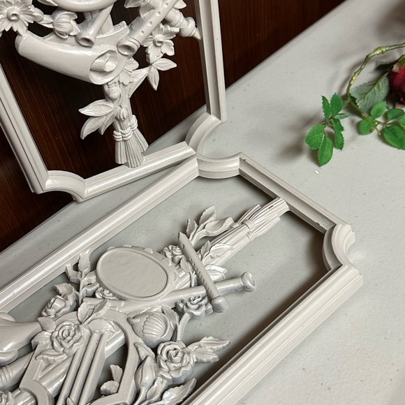 Homco Mid century modern molded resins wall plaques - Picture 8 of 11